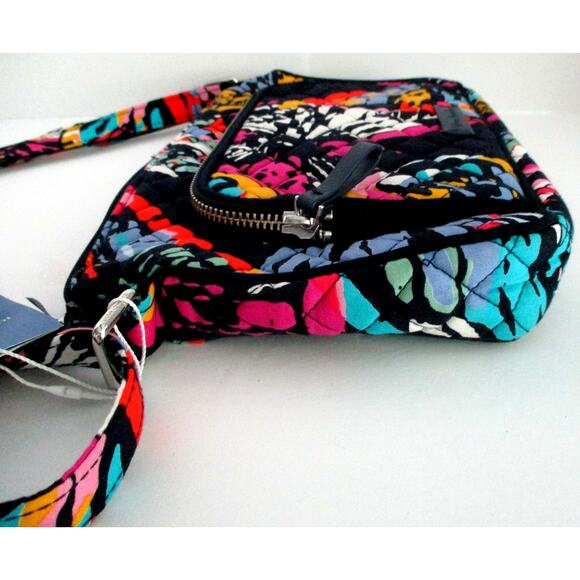 Vera Bradley Butterfly Flutter Blue Hipster Shoulder Bag Purse NWT. - Picture 6 of 11